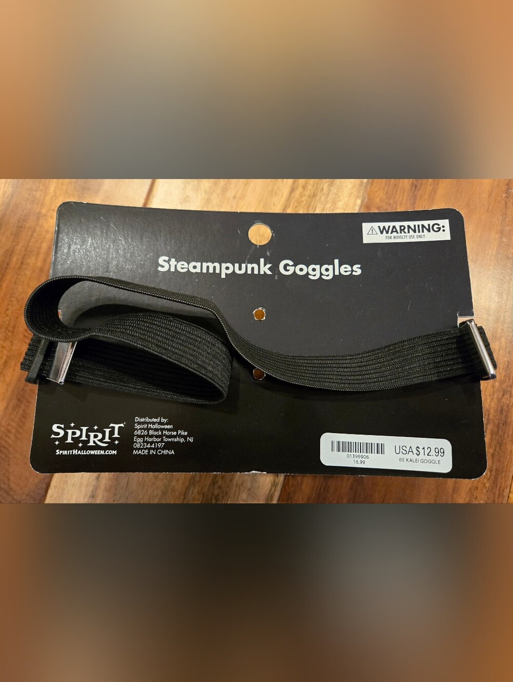 Spirit Halloween Steampunk Goggles - Picture 3 of 3